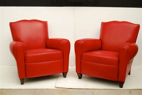 • oxblood red leather chesterfield club chair armchair. French Red Leather Club Chairs For Sale at 1stdibs