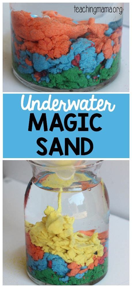 Underwater Magic Sand Science Experiments Kids Science Crafts Cool