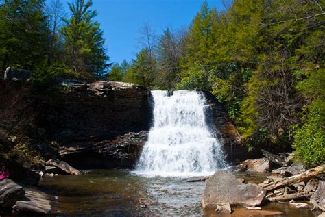 Muddy Creek Falls At Swallow Falls State Park In Garrett County