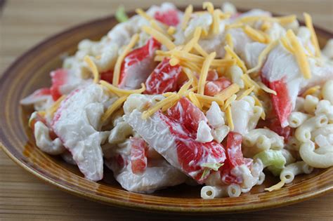 Imitation crab seafood salad, main ingredient: Imitation Crab Salad Recipe - Cully's Kitchen