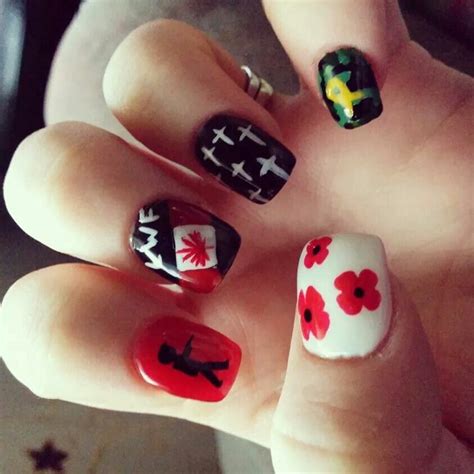 Maybe you would like to learn more about one of these? Canadian Military/Remembrance Day | Military nails, Gel ...