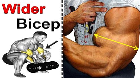6 Bicep Exercises To Get More Wider Biceps How To Get Wider Biceps Biceps Workout At Gym