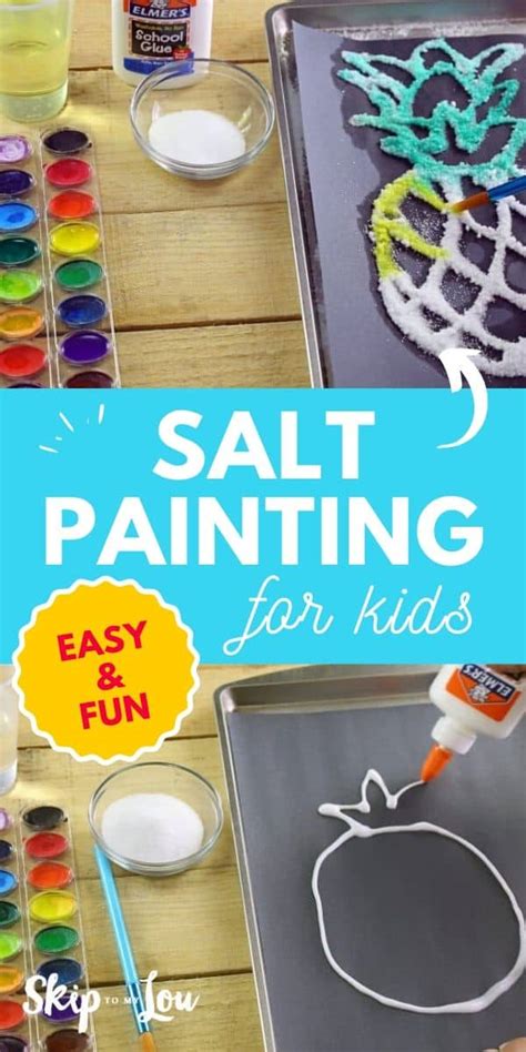 Salt Painting For Kids Skip To My Lou