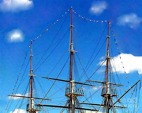 Tall Ships Masts In Baltimore Harbor Photograph By Merton Allen Pixels