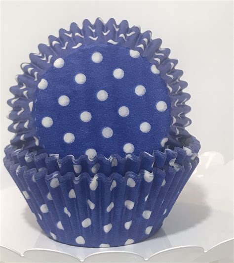 Blue Polka Dot Cupcake Liners Louella Design