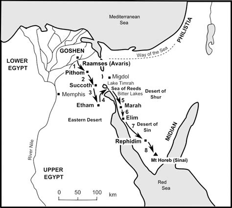 The Bible Journey The Israelites Flee From Egypt