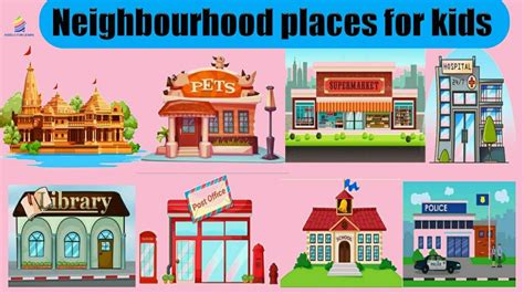 Places In Neighbourhood Worksheet