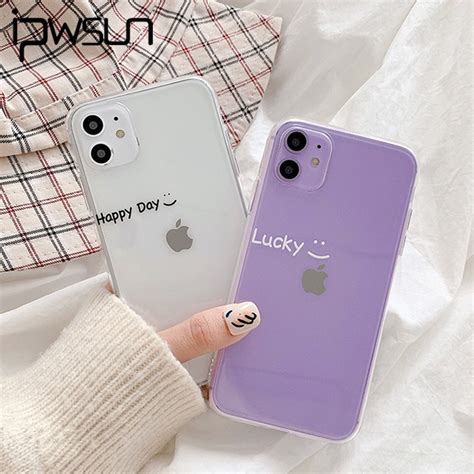 Ipwsoo Transparent Smile Phone Case For Iphone X Xs Xr Xs Max Soft