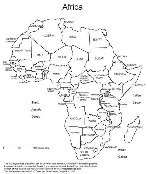 Montessori toy puzzle map of africa map (without control map). World Regional Printable, Blank Maps • Royalty Free, jpg ...
