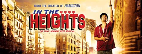 Chu from a screenplay by quiara alegría hudes, and is based on the 2007 stage musical of the same name by hudes and. IN THE HEIGHTS - Pittsburgh | Official Ticket Source | Benedum Center | Fri, Jul 7 - Sun, Jul 16 ...