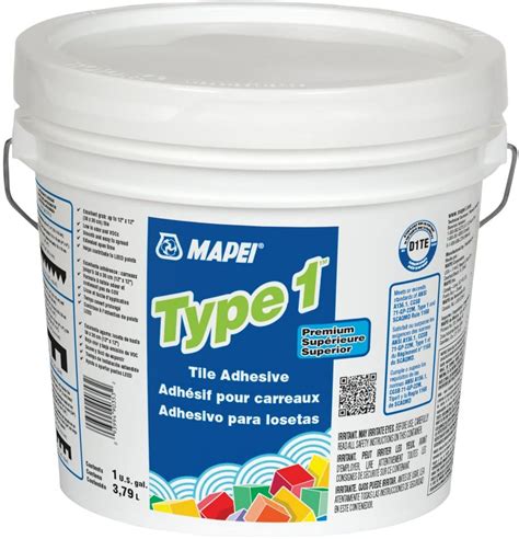 So first time doing a backsplash and i just tiled one wall with a white marble tile using mapei type 1. Mapei Type-1 White Adhesive - - Amazon.com