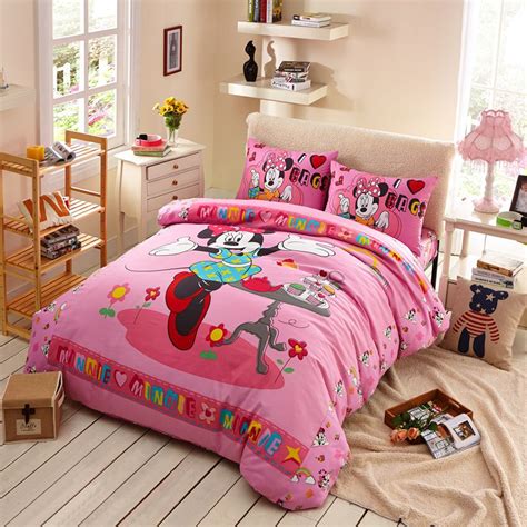 Buy bargain girls twin comforter sets , no tax and free freight! Girls Minnie Mouse Bedding Set Twin Queen Size | EBeddingSets