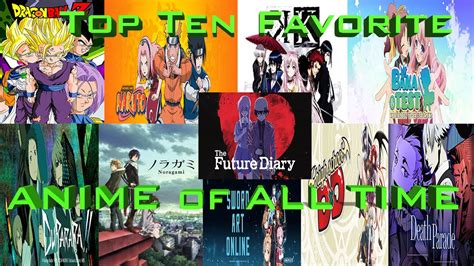 My Top 10 Favorite Anime Of All Time As Of April 2016 Youtube