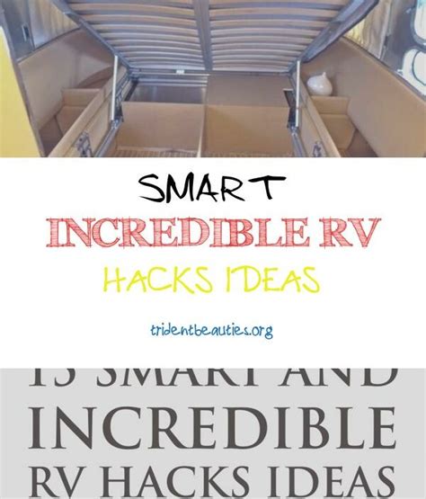 45 smart incredible rv hacks ideas home decor ideas