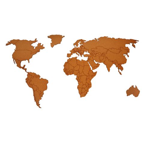 World Map Country Borders Sandpipery