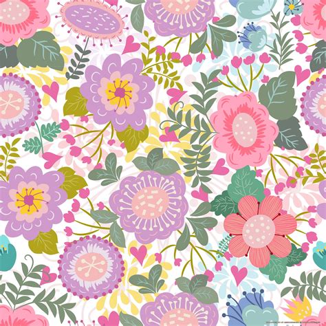 Floral seamless pattern - HD Wallpapers