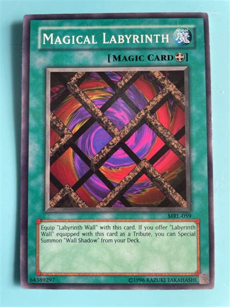 Magical Labyrinth Magic Yu Gi Oh Card 1st Edition Card Mint Mrl 059