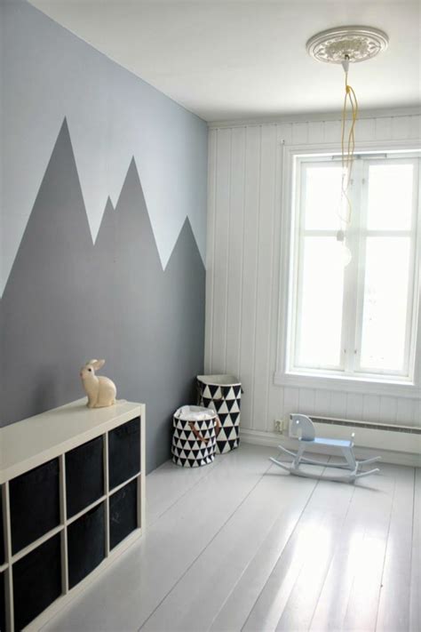 File this accent wall paint idea under projects to try immediately. Wall painting kids - great interior ideas | Interior ...