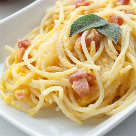 (informal) any type of pasta. Spaghetti Carbonara
