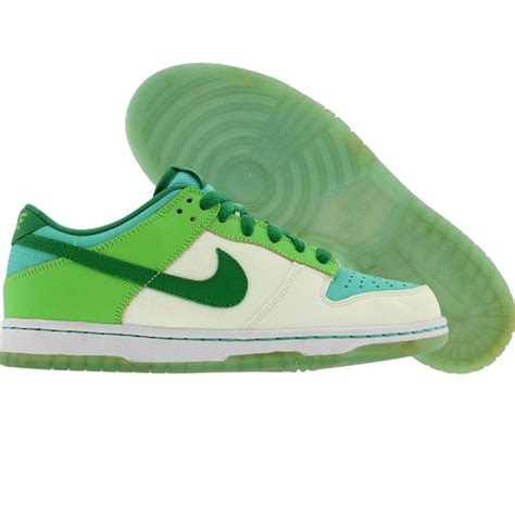 Nike Big Kids Dunk Low Glow In The Dark Edition White Cl Green Rad