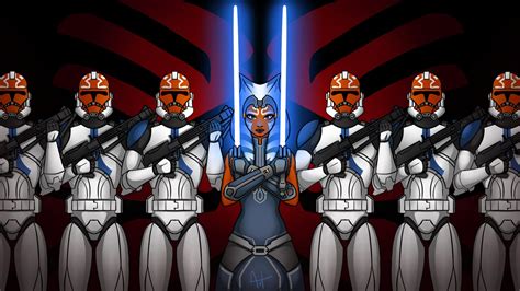 Ahsoka And Her Clones Fan Art By Me Rclonewars