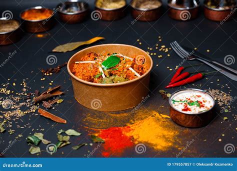 Traditional Indian Dishes Stock Image Image Of Healthy 179557857