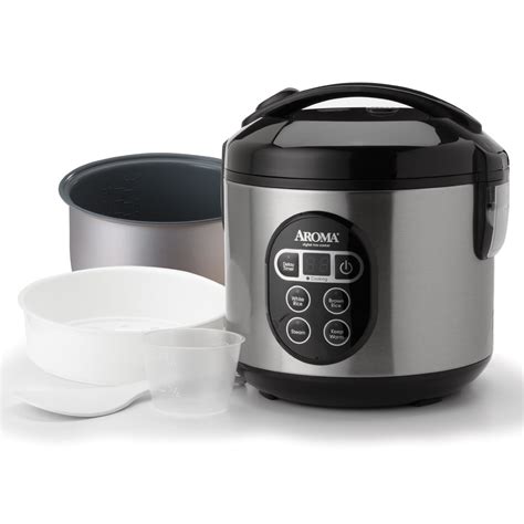 Aroma 8-Cup Digital Rice Cooker & Food Steamer | Best Food Steamer Brands