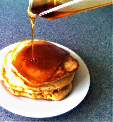 Cinnamon Syrup Glazed Pancakes Simbooker Recipescook Photograph