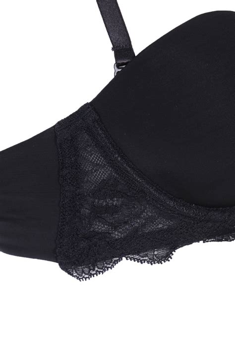 Push Up Bra Calvin Klein Underwear Black Gomezplen