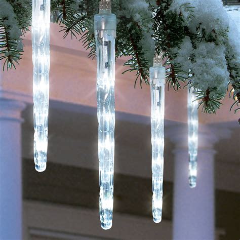 Holiday Time Battery Operated 8 Piece Led Dripping Icicle Christmas