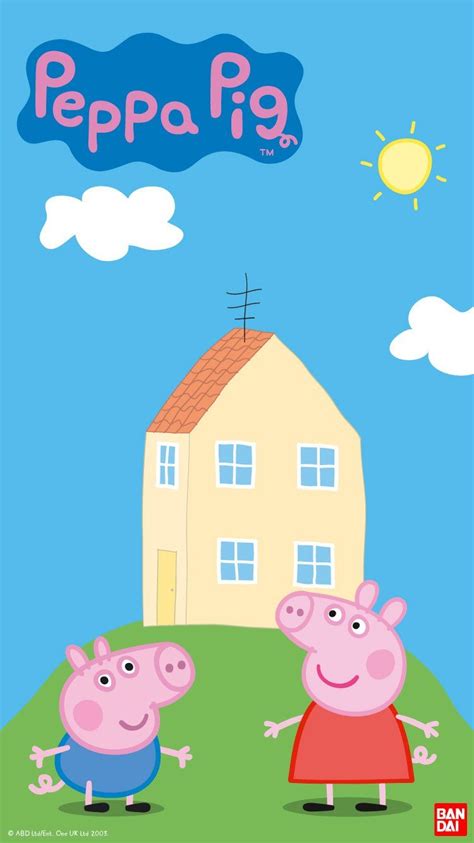 Background Peppa Pig House Wallpaper Enwallpaper