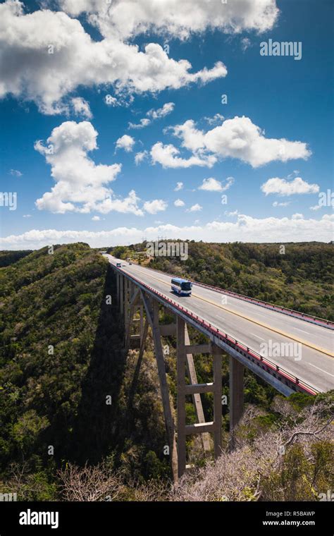 Cuba Matanzas Province Puente De Bacunayagua Bridge Cubas Tallest