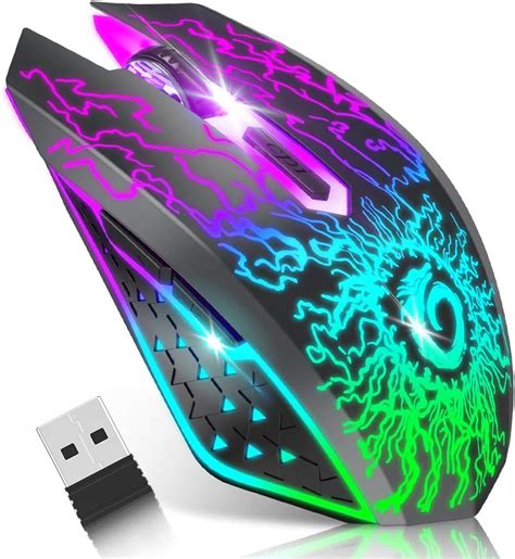 Versiontech Wireless Gaming Mouse Rechargeable Computer