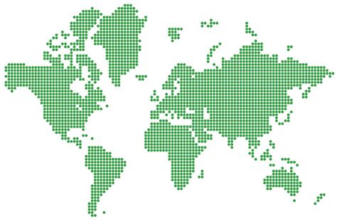 Dotted World Map 1945983 Vector Art At Vecteezy