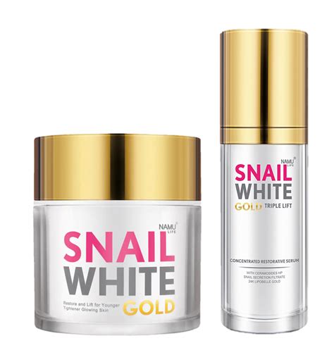 Snail White Gold Collection Anti Aging Facial Cream 50ml Triple Lift