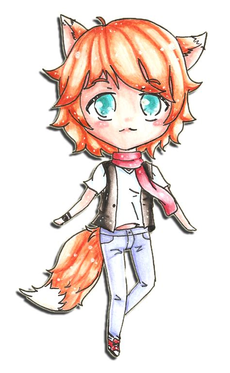 Anime Fox Boy Drawing