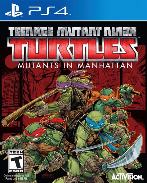 teenage mutant ninja turtles mutants in manhattan playstation 4 playstation 4 gamestop