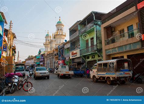 Il Mainstreet Di Mawlamyine Myanmar Burma Immagine Stock Editoriale