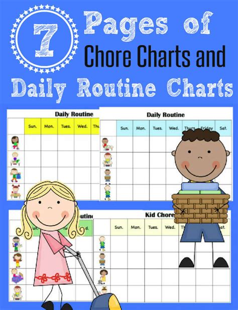Free Chore Charts For Kids And 8 Tips To Make Cleaning Easier Happy