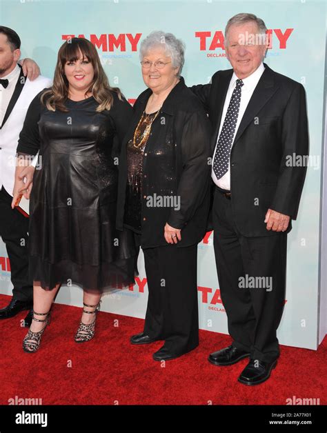 LOS ANGELES CA JUNE Melissa McCarthy Parents At The Premiere Of Her Movie Tammy