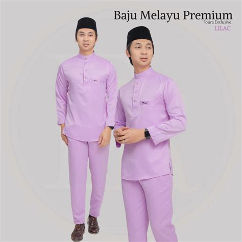 Baju Melayu Cutting Modern Baju Melayu Slim Fit Dewasa Shopee Malaysia