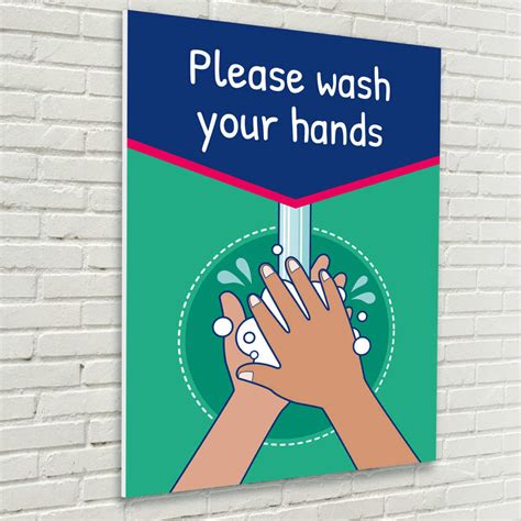 Please Wash Your Hands Sign For Schools And Nurseries