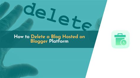 How To Delete A Blog Hosted On Blogger Platform