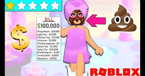 I Went To The Worst Reviewed Hair Salon Roblox Bloxburg Roleplay