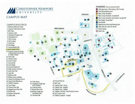 Christopher Newport University Campus Map Oconto County Plat Map
