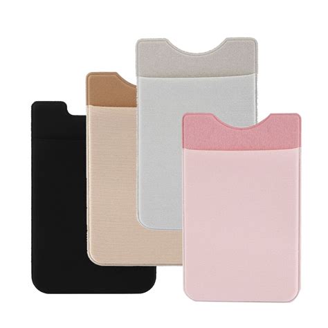 The 3m adhesive of the cardholder will be the best stick on phone wallet and shouldn't let go. Fashion Elastic Mobile Phone Wallet Credit ID Card Holder Pocket Adhesive Sticker Lycra ...