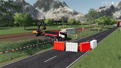Fs Plastic Road Barrier Pack V Farming Simulator Mod Ls