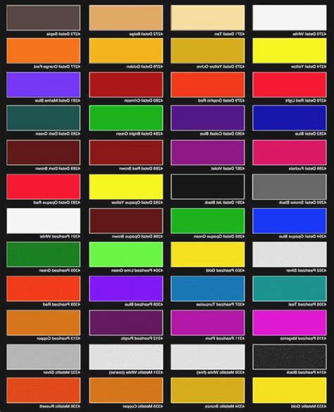 Auto paint color chart for high quality china. Paint Color Chart For Cars - Paint Color Ideas