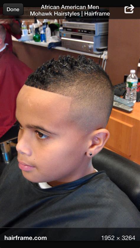 The different mohawk styles are great for little boys and teenage guys who want a cool look for school. Pin on Black Men Haircuts.