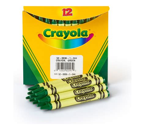 Green Bulk Crayons 12 Count Crayola
